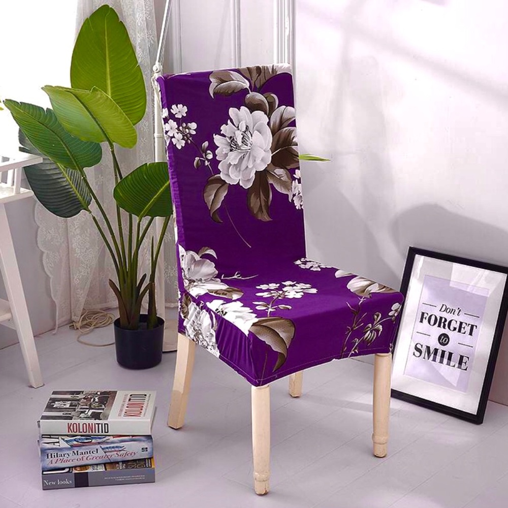 NWT Dining Chair Covers, 4 piece set, stretchable & machine washable